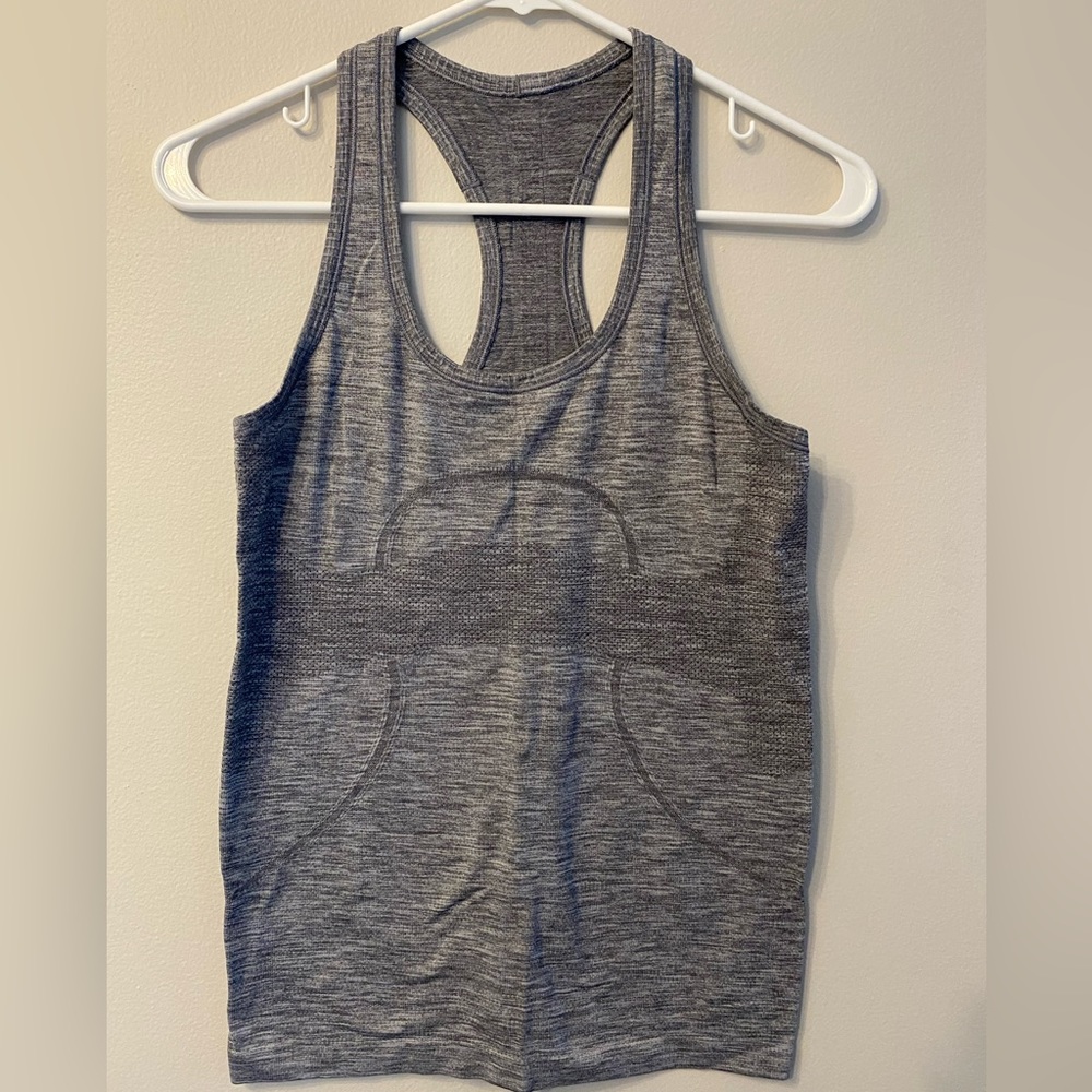 Lululemon Swiftly Tech Racerback Tank Gray Sz 6